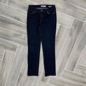 Anne Klein Dark Wash Straight Jeans Size 6